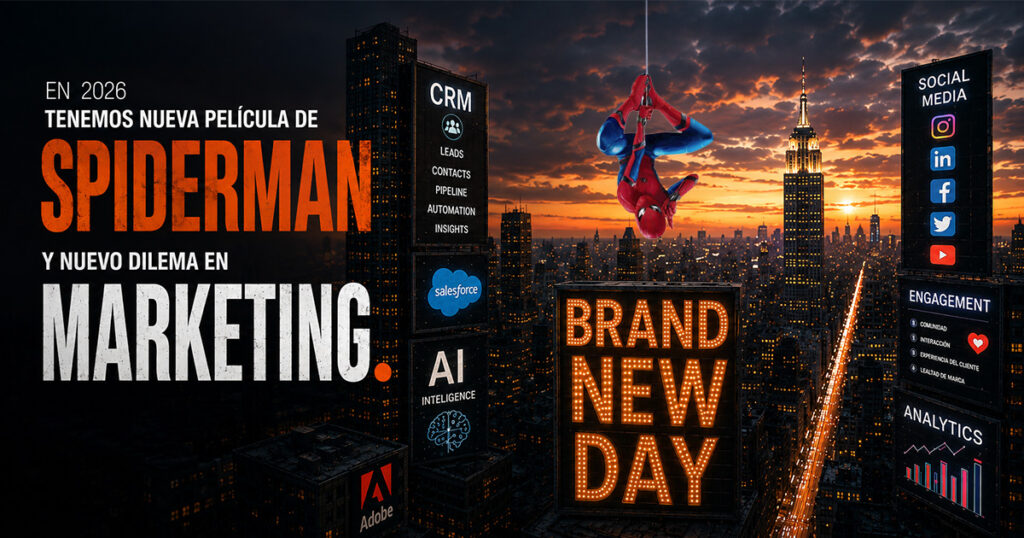 En 2026 tenemos nueva película de Spider-Man y un nuevo dilema en marketing