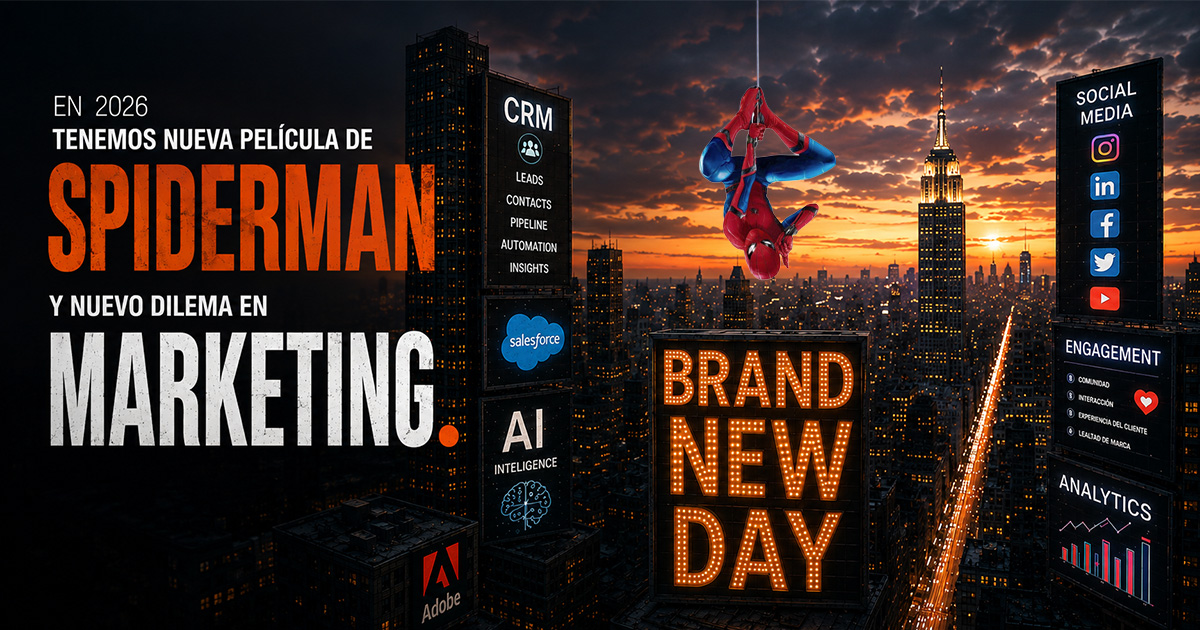 Spiderman en medio de un dilema de marketing